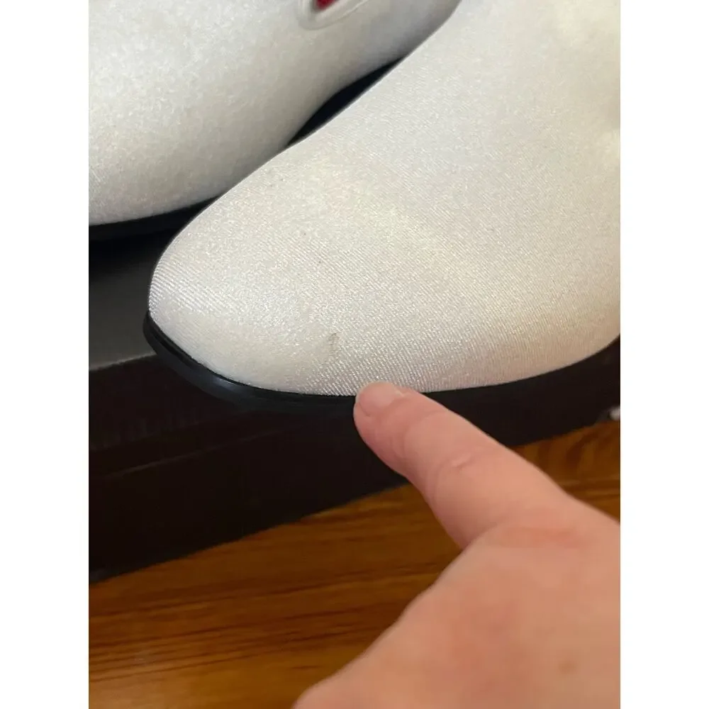JITAI Luxury Men Shoes White Loafers Size 11